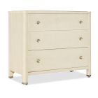 Hooker Furniture Archives Raffia Three-Drawer Chest in Flax