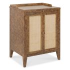 Hooker Furniture Archives Two-Door Nightstand in Mottled Amber
