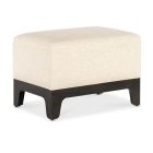 Hooker Furniture Archives Ottoman in Black/Beige
