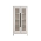 Universal Furniture New Modern Zella Display Cabinet in White Oak