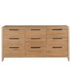 Universal Furniture New Modern Walker Drawer Dresser in Natural Oak