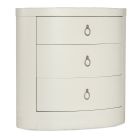 Hooker Furniture Serenity Wavecrest Oval Nightstand in Shell