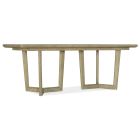 Hooker Furniture Surfrider Rectangle Dining Table with 2-18in Leaves in Driftwood