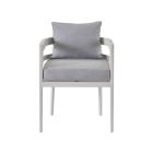 Universal Furniture Coastal Living Outdoor South Beach Dining Chair in Chalk