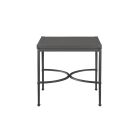 Universal Furniture Coastal Living Outdoor Seneca End Table in Charcoal