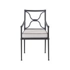 Universal Furniture Coastal Living Outdoor Seneca Dining Chair in Charcoal