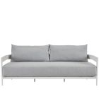 Universal Furniture Coastal Living Outdoor South Beach Sofa in Chalk
