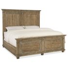Hooker Furniture Boheme Laurier King Panel Bed in Antique Milk