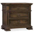Hooker Furniture Elmendorf Three-Drawer Nightstand in Multi