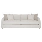 Bernhardt Furniture Plush Terra Fabric Sofa in Noir