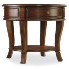 Hooker Furniture Brookhaven Round Lamp Table in Cherry