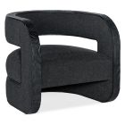 Hooker Furniture Burke Accent Chair in Charred Black