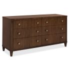 Hooker Furniture Archives Six-Drawer Dresser in Classic Walnut