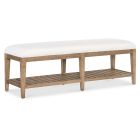 Hooker Furniture Vineyard Row Bed Bench in Sonoma