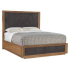 Hooker Furniture Big Sky Panel Bed in Medium Wood