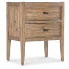 Hooker Furniture Vineyard Row Two Drawer Nightstand in Sonoma