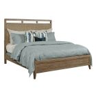 Kincaid Furniture Modern Forge Linden Panel Bed in Sandy Brown