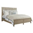 American Drew West Fork Canton Panel Bed in Aged Taupe