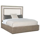 Hooker Furniture Serenity Rookery Queen Upholstered Panel Bed in Grey