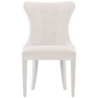 Bernhardt Furniture Silhouette Side Chair in Eggshell