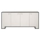 Bernhardt Furniture Silhouette Buffet in Eggshell/Onyx