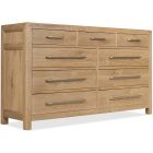 Hooker Furniture Driftwood Nine-Drawer Dresser