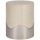 Bernhardt Furniture Solaria Accent Table in Dune/Nickel
