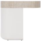 Bernhardt Furniture Solaria Side Table in Fossil/Dune