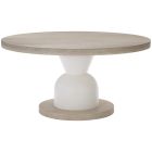 Bernhardt Furniture Solaria Round Dining Table in Dune/Fossil