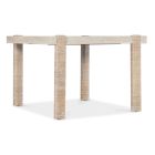 Hooker Furniture Commerce and Market Seaside Rectangle Dining Table with 1-22in Leaf in Light Wood