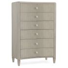 Hooker Furniture Elixir Six-Drawer Drawer Chest in Serene Gray Beige