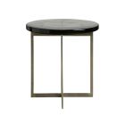 Universal Furniture Avaline Jordan Side Table in Antique Nickel