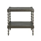 Universal Furniture Griffith Park Side Table in Graphite Brass