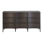 Crestview Franklin Nine-Drawer Dresser Brown