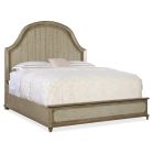 Hooker Furniture Alfresco Lauro King Panel Bed with Metal in Sorrento