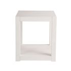 Universal Furniture Weekender Hermosa Square End Table in White Sand