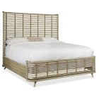 Hooker Furniture Surfrider Rattan Bed in Driftwood