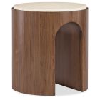 Hooker Furniture Eleana Round End Table in Light Caramel