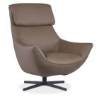 Hooker Furniture Hughes Swivel Chair in Brown