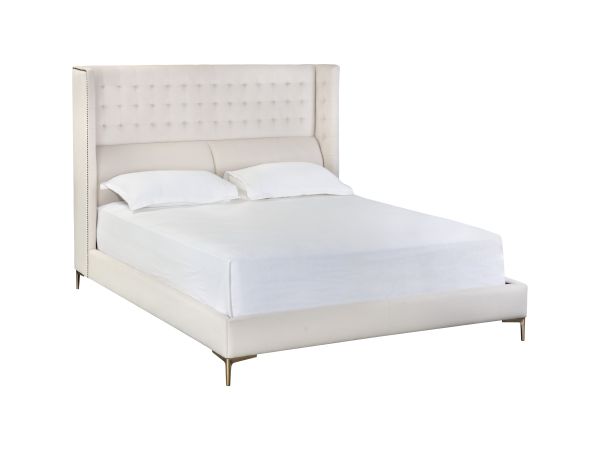Sunpan Cairo Bed Queen in Antonio Porcelain