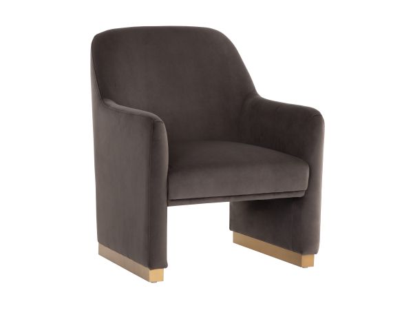 Sunpan Jaime Lounge Chair in Meg Ash