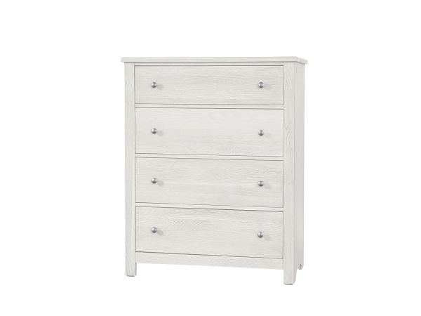 Vaughan Bassett Fundamentals Chest - 4 Drawer in White 
