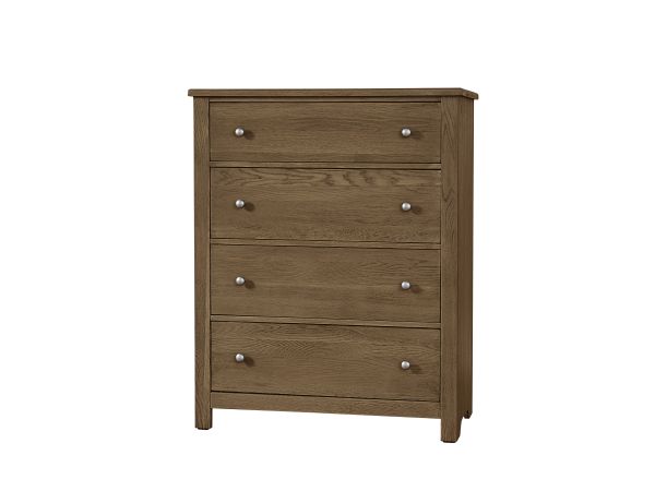 Vaughan Bassett Fundamentals Chest - 4 Drawer in Natural 