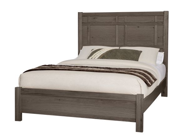 Artisan & Post Custom Express Queen Architectural Bed in Driftwood Grey 