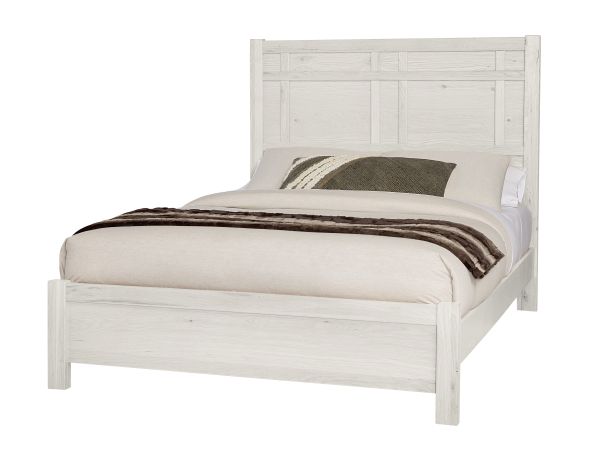 Artisan & Post Custom Express Queen Architectural Bed in Weathered White 