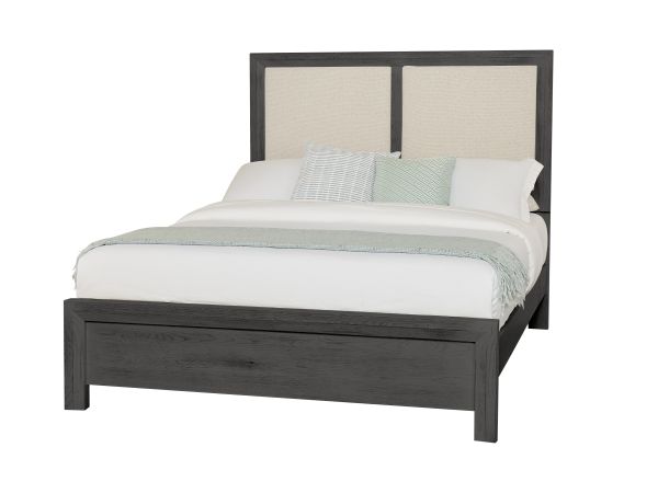 Artisan & Post Custom Express Queen Upholstered Bed (Pebble) in Graphite 