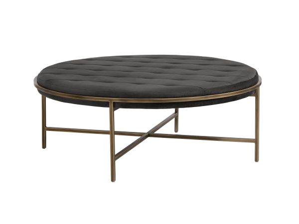 Sunpan Ethel Ottoman (Round)