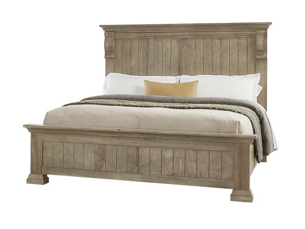 Artisan & Post Carlisle Queen Corbel Bed in Natural Grey 