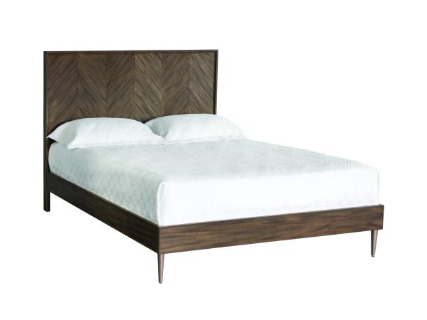 Sunpan Greyson Bed Queen in Smoke Acacia
