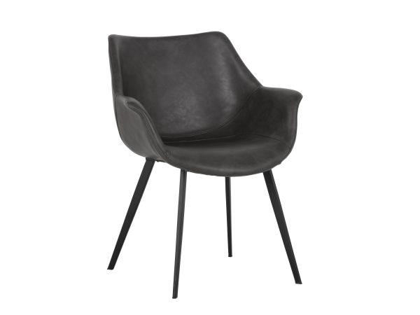 Sunpan Mason Dining Armchair in Town Grey